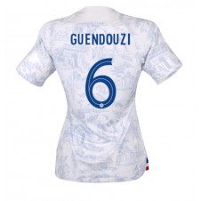 Frankrike Matteo Guendouzi #6 Bortatröja Dam VM 2022 Korta ärmar